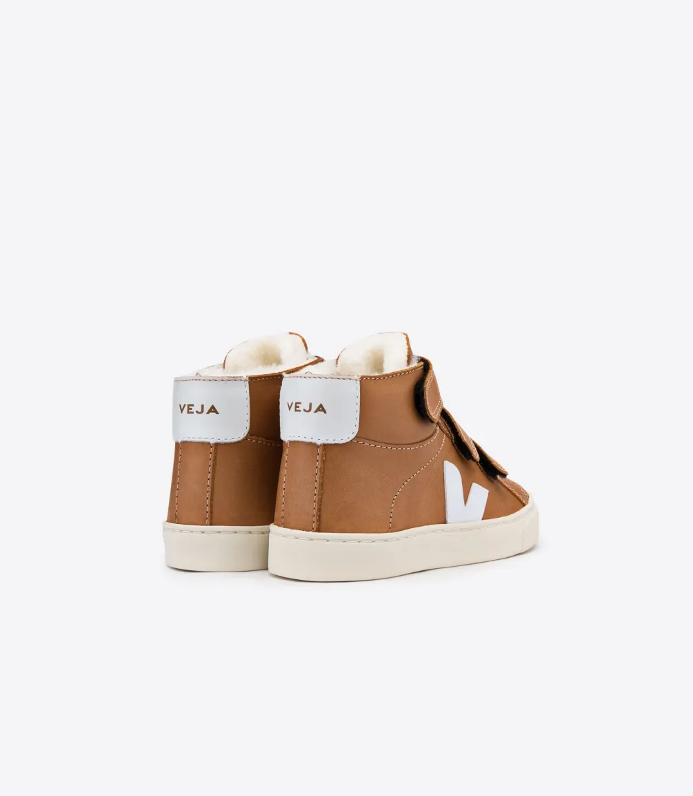 ESPLAR MID FURED LEATHER MAT TUILE<VEJA Online