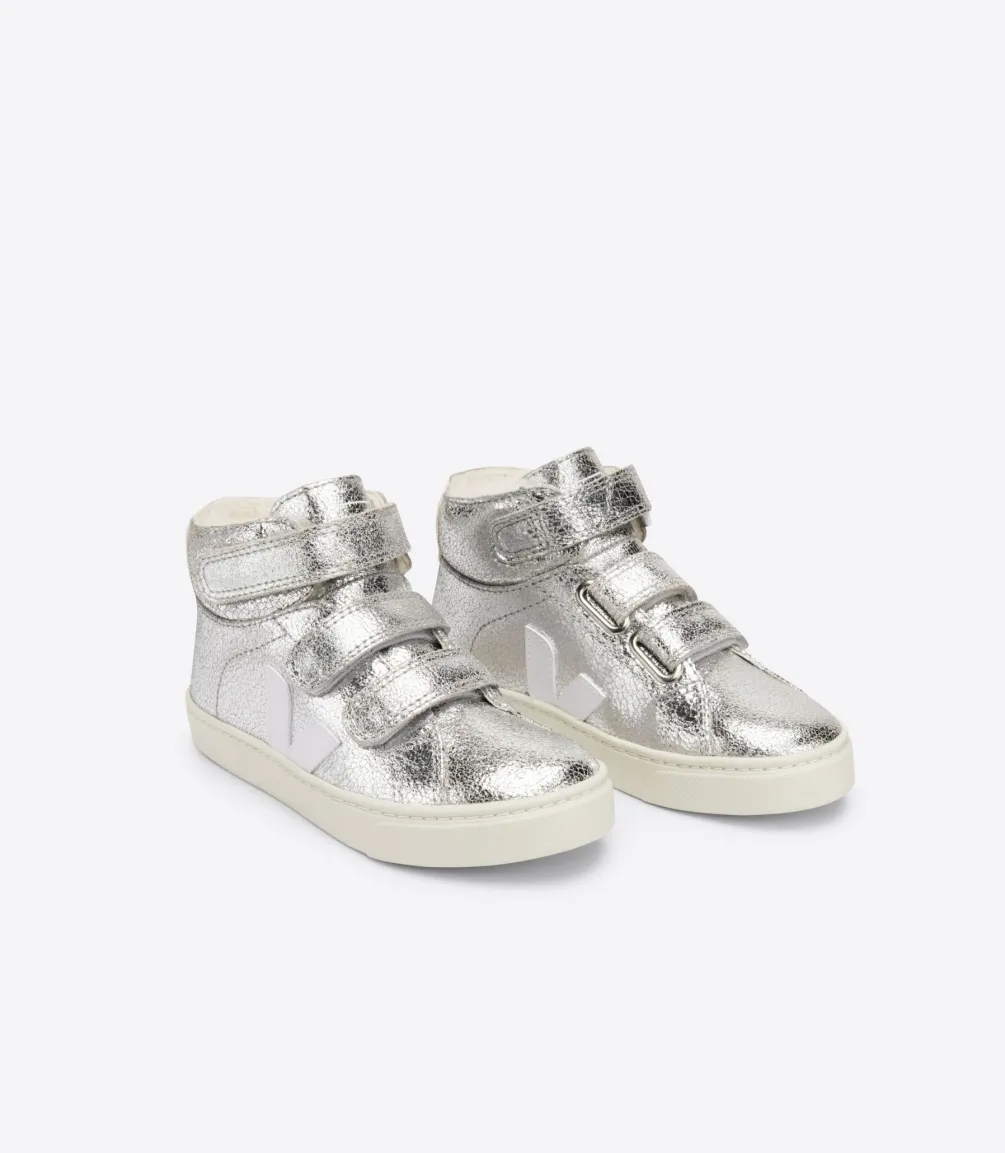 ESPLAR MID FURED SILVER WHITE<VEJA Flash Sale