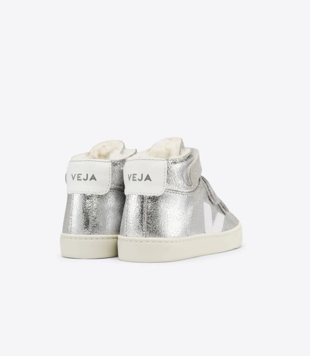 ESPLAR MID FURED SILVER WHITE<VEJA Flash Sale