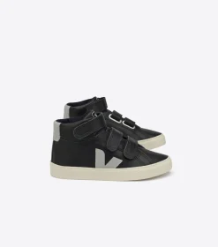 ESPLAR MID LEATHER BLACK GREY<VEJA Flash Sale