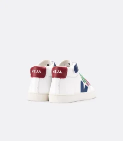 ESPLAR MID LEATHER WHITE MULTICO<VEJA Cheap