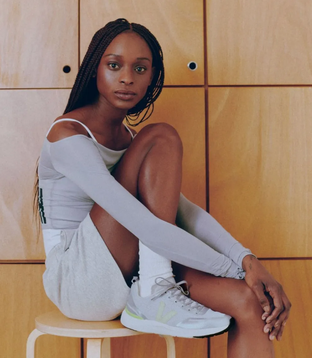 IMPALA ENGINEERED-MESH GREY PIERRE SILVER<VEJA Hot