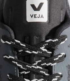 LACES PET BLACK OXFORD GREY<VEJA Hot