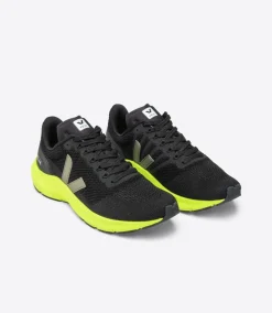 MARLIN LT V-KNIT BLACK KAKI JAUNE FLUO<VEJA Outlet