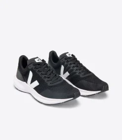 MARLIN V-KNIT BLACK WHITE<VEJA Cheap