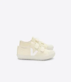 OLLIE CANVAS BUTTER WHITE<VEJA Shop