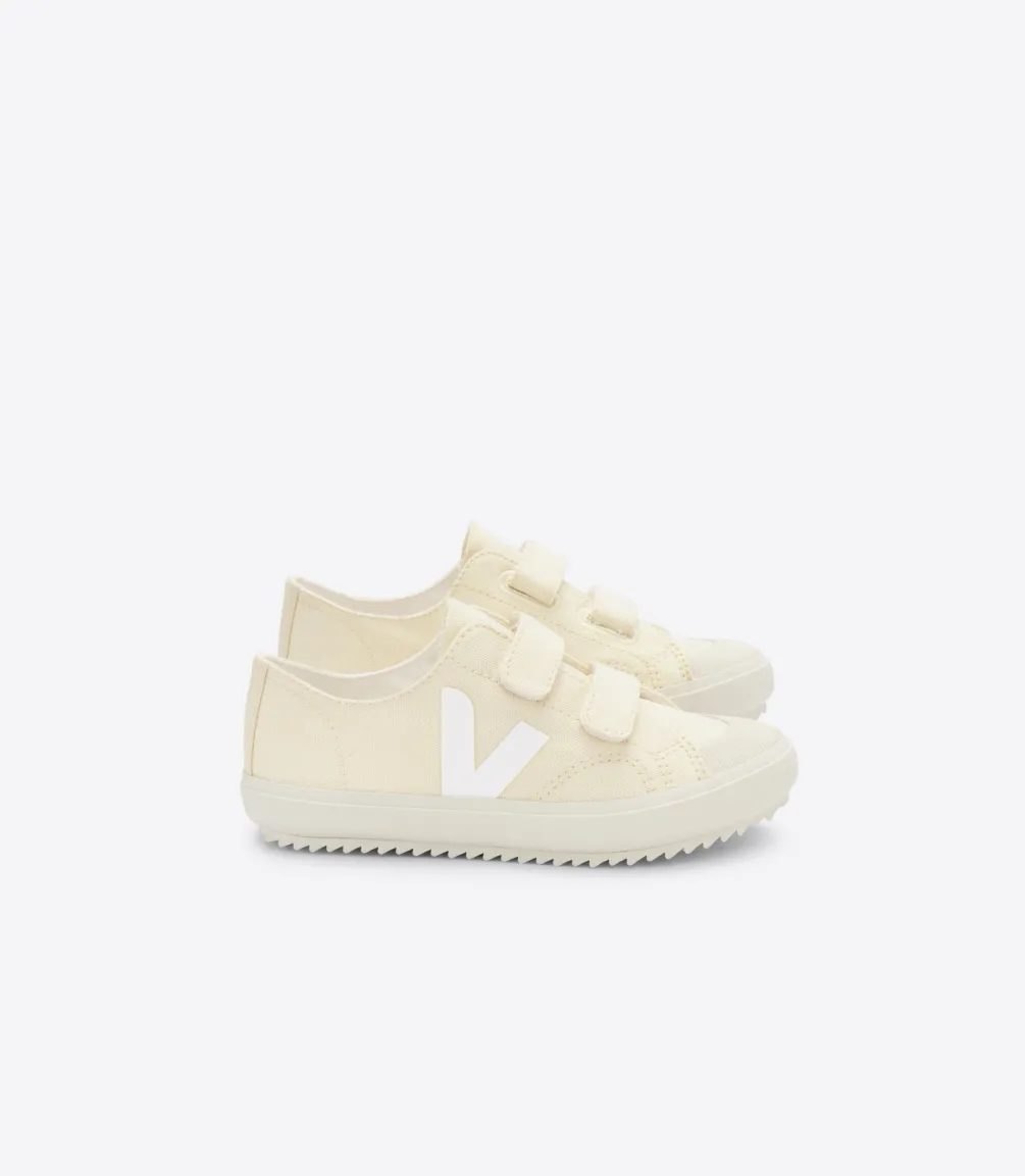 OLLIE CANVAS BUTTER WHITE<VEJA Shop