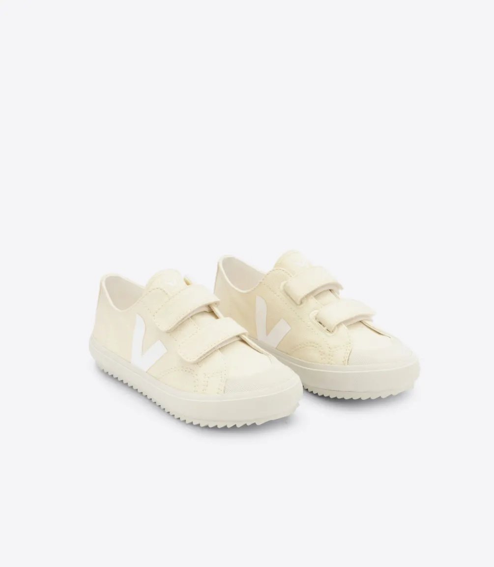 OLLIE CANVAS BUTTER WHITE<VEJA Shop
