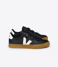 RECIFE LEATHER BLACK WHITE<VEJA Flash Sale