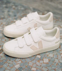 RECIFE LEATHER WHITE SABLE<VEJA Cheap