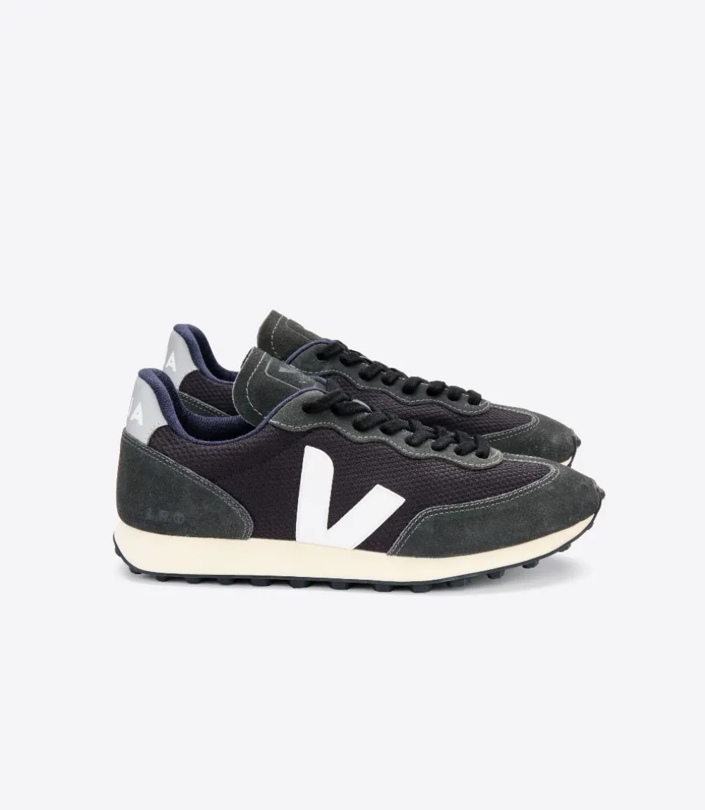 RIO BRANCO ALVEOMESH BLACK WHITE OXFORD GREY<VEJA Shop