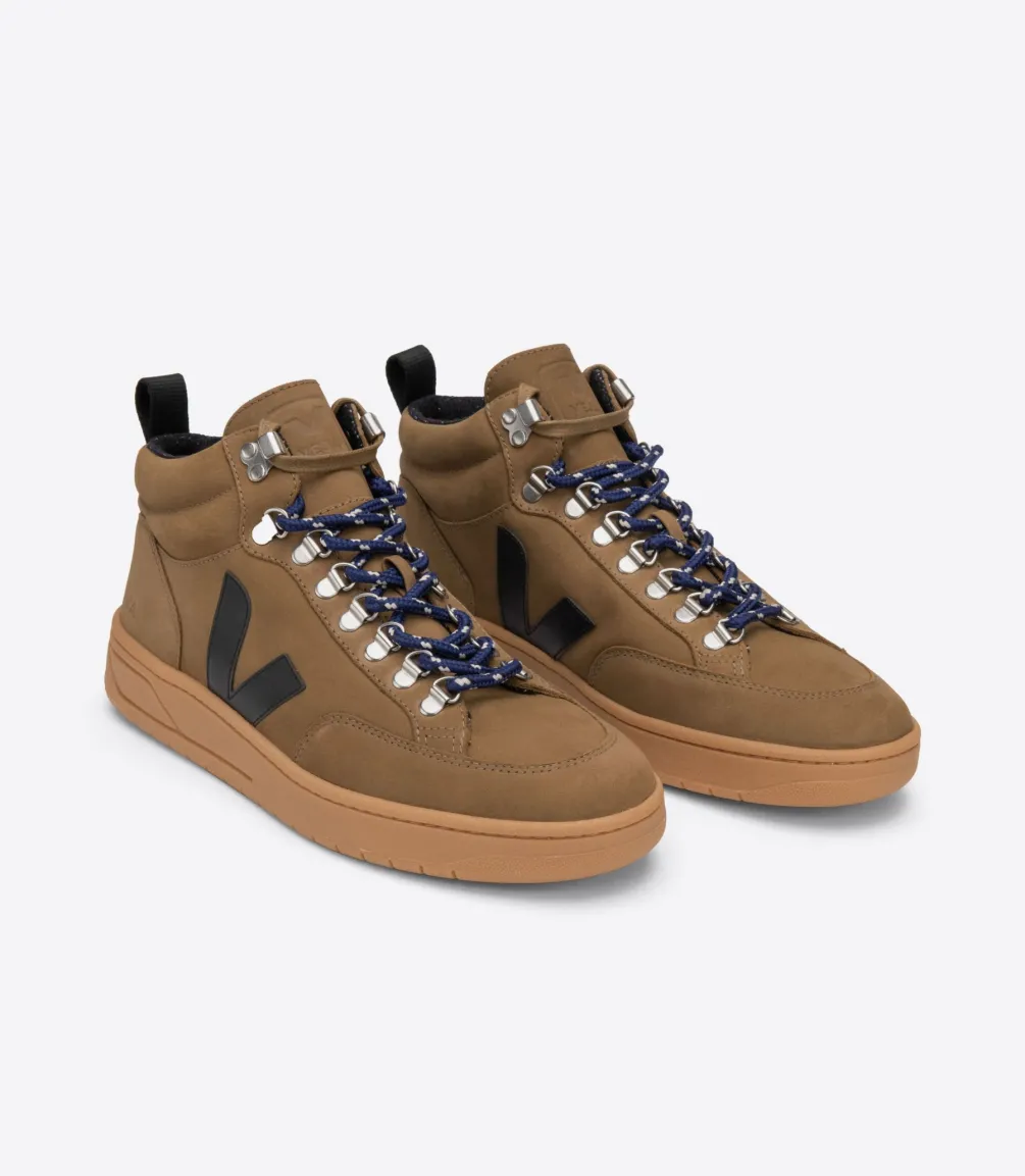RORAIMA NUBUCK TENT BLACK<VEJA Clearance