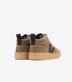 RORAIMA SUEDE BROWN BLACK NATURAL SOLE<VEJA Best Sale