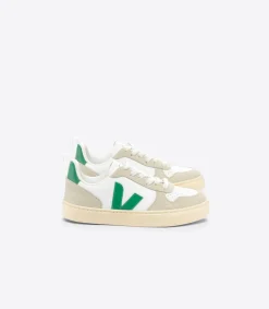 V-10 LACES LEATHER WHITE EMERAUDE ALMOND<VEJA Best Sale
