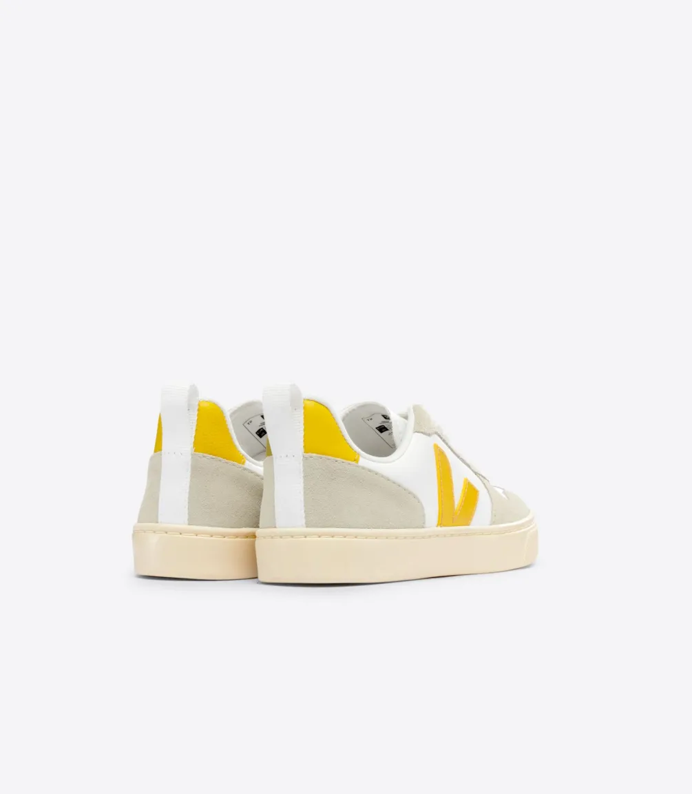 V-10 LEATHER WHITE OURO ALMOND<VEJA Store