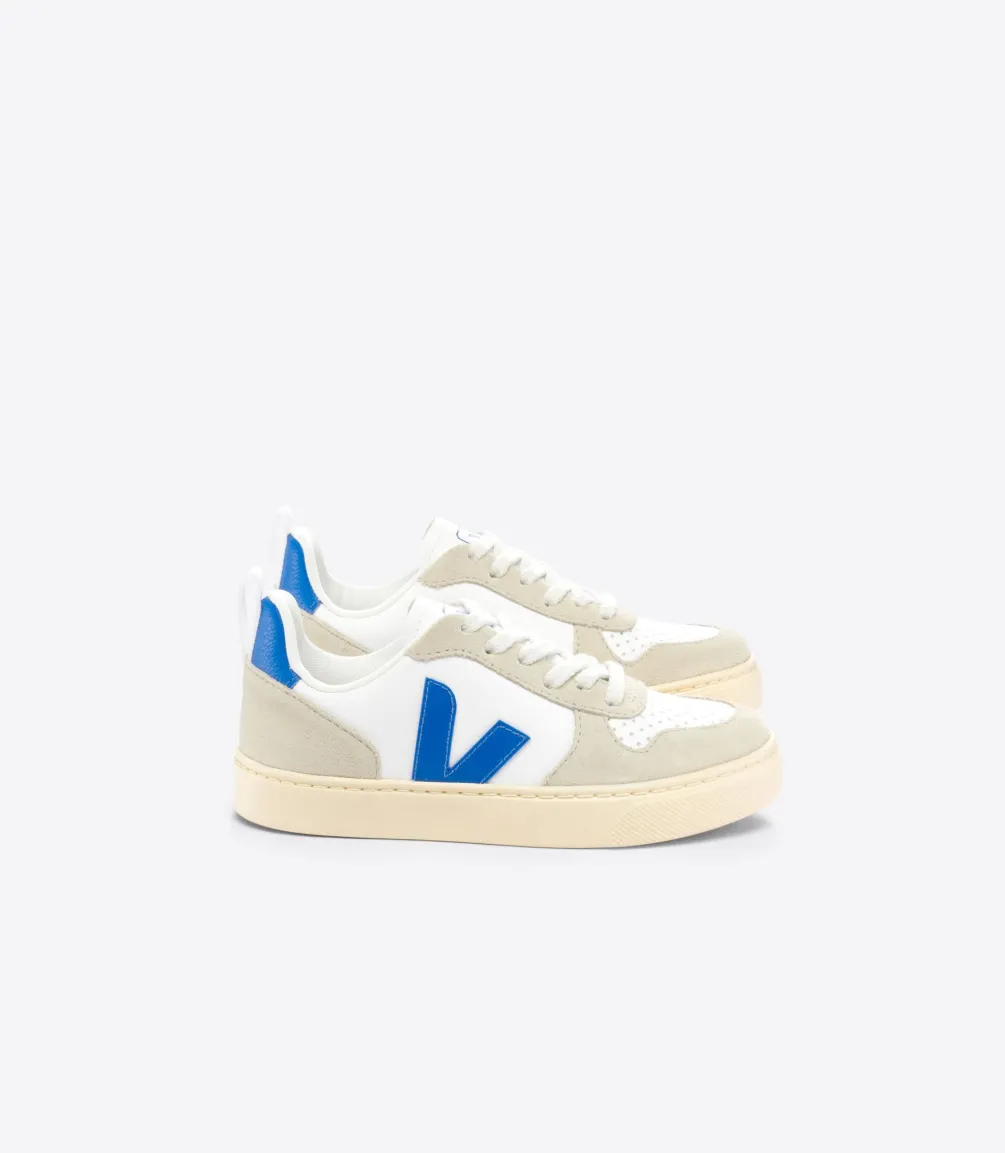 V-10 LEATHER WHITE PAROS ALMOND<VEJA Sale