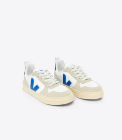 V-10 LEATHER WHITE PAROS ALMOND<VEJA Sale