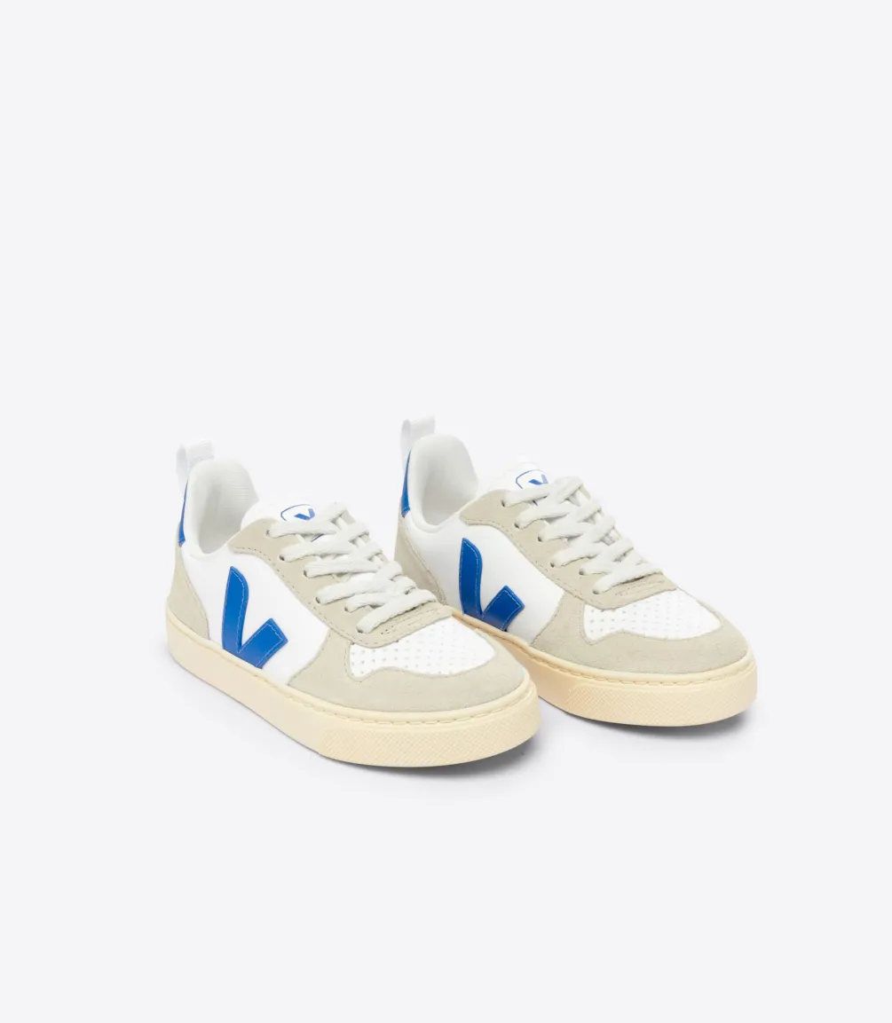 V-10 LEATHER WHITE PAROS ALMOND<VEJA Sale