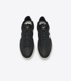 V-12 B-MESH BLACK WHITE<VEJA Best Sale