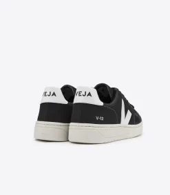 V-12 B-MESH BLACK WHITE<VEJA Best Sale