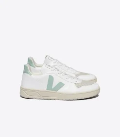 V-10 CWL WHITE MATCHA<VEJA Cheap