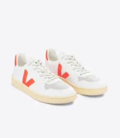V-10 CWL WHITE ORANGE FLUO<VEJA Discount