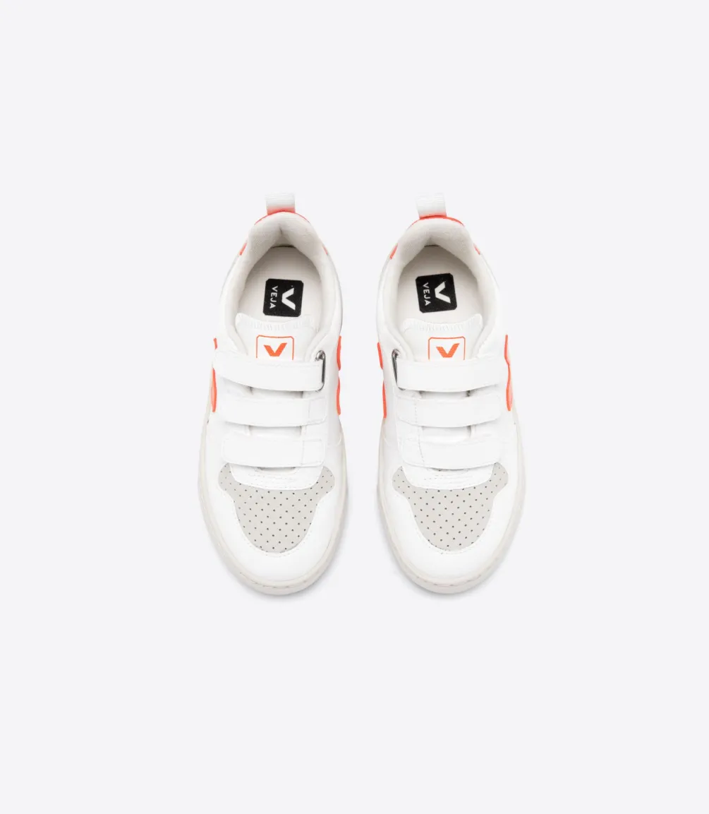 V-10 CWL WHITE ORANGE FLUO<VEJA Cheap