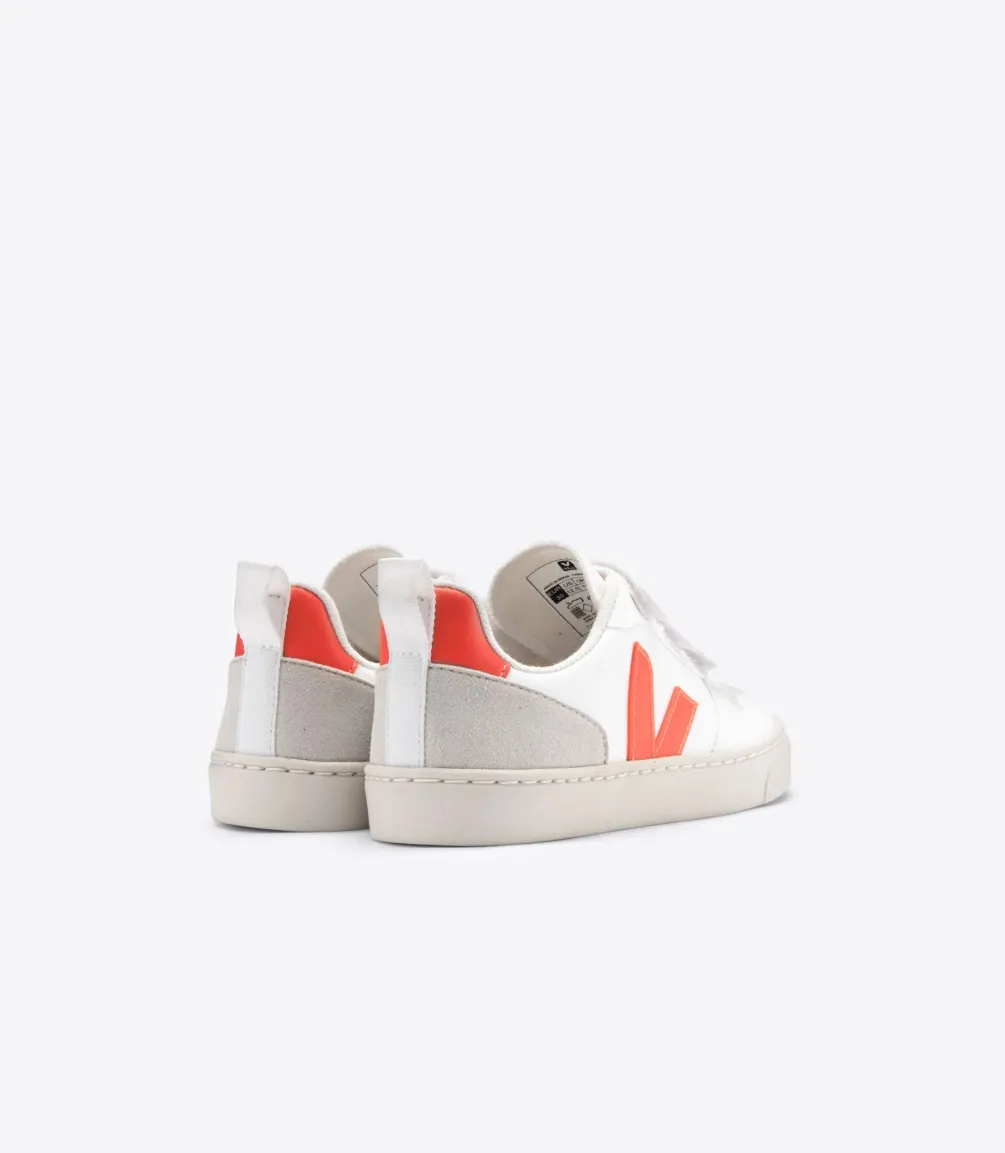 V-10 CWL WHITE ORANGE FLUO<VEJA Cheap