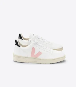 V-10 CWL WHITE PETALE BLACK<VEJA Cheap