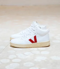 V-15 CWL WHITE ROUILLE BUTTER SOLE<VEJA Cheap