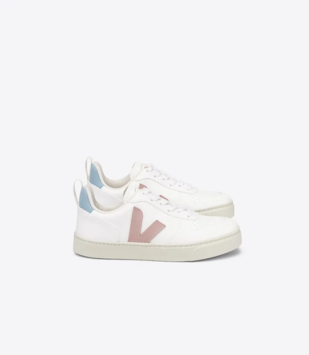 V-10 LACES CWL WHITE BABE BLUE<VEJA Best