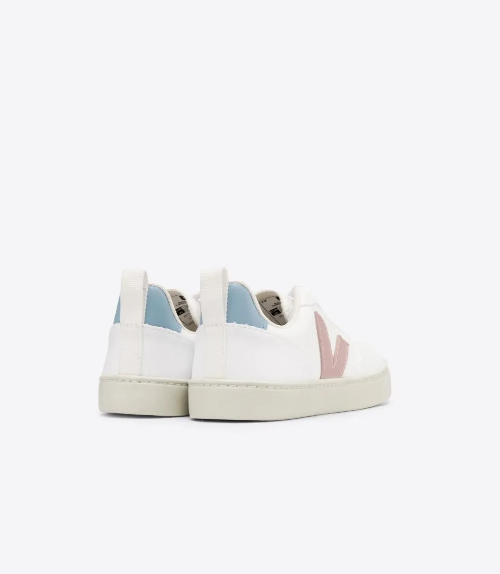 V-10 LACES CWL WHITE BABE BLUE<VEJA Best