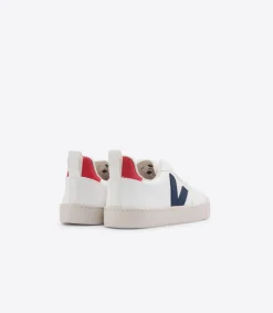 V-10 LACES CWL WHITE COBALT PEKIN<VEJA Clearance