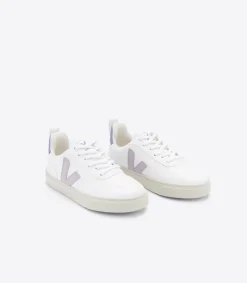 V-10 LACES CWL WHITE PARME LAVANDE<VEJA New