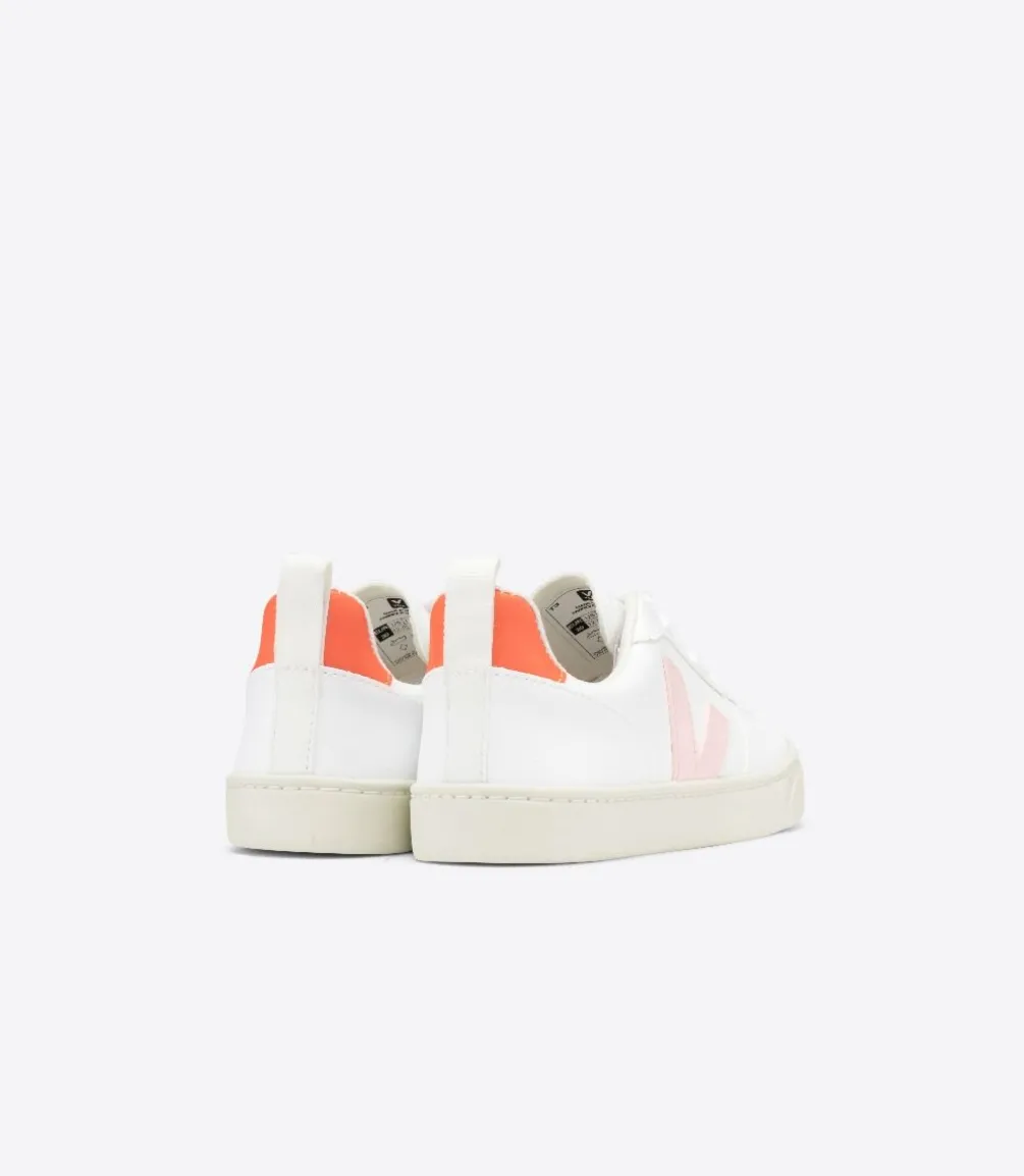 V-10 LACES CWL WHITE PETALE ORANGE FLUO<VEJA New