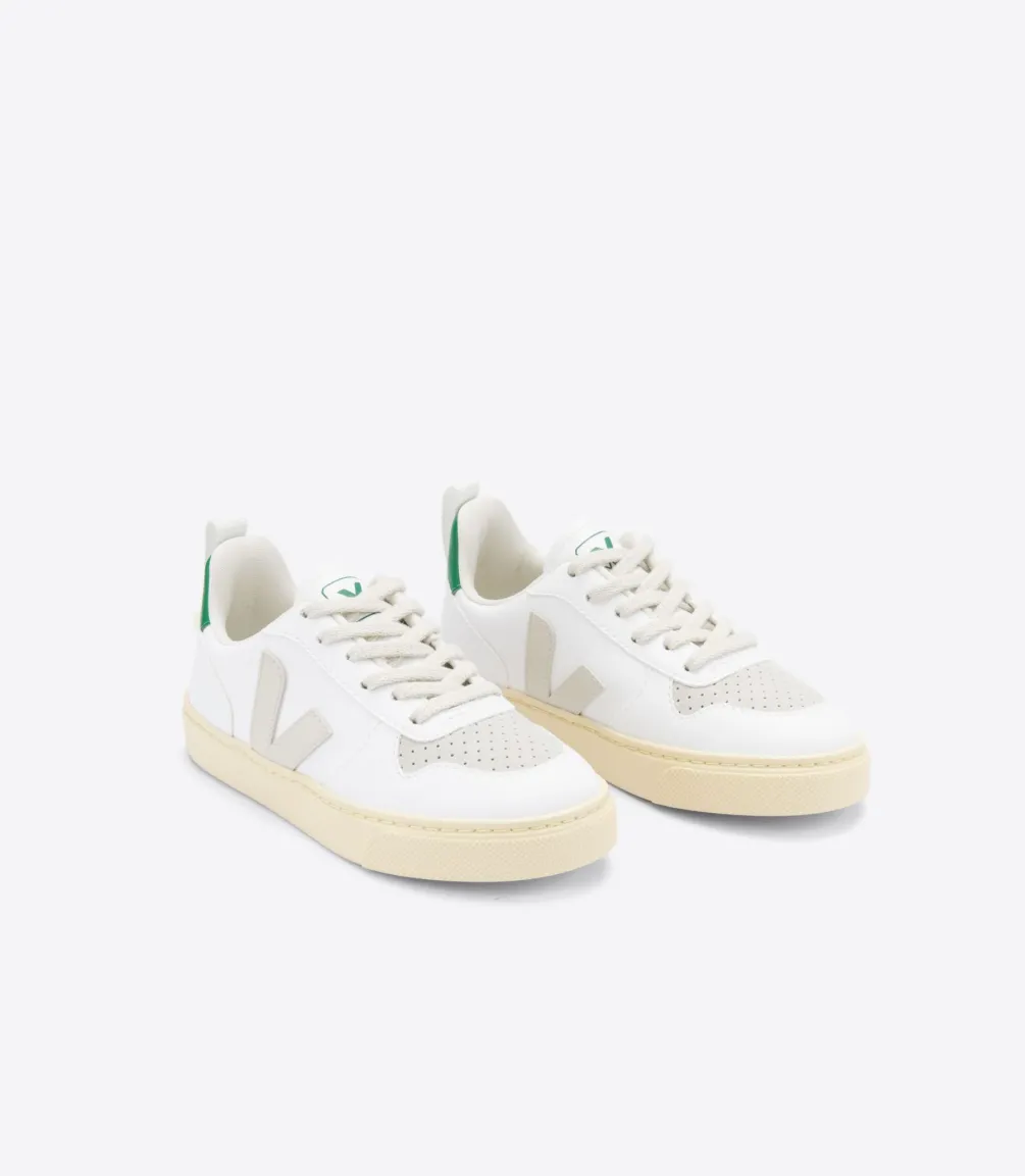 V-10 LACES CWL WHITE PIERRE EMERAUDE<VEJA Online
