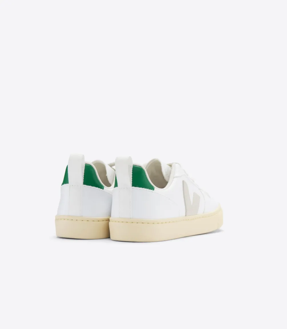 V-10 LACES CWL WHITE PIERRE EMERAUDE<VEJA Online