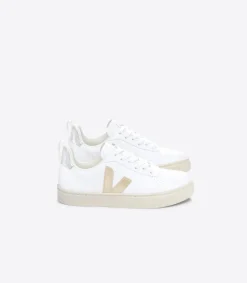 V-10 LACES CWL WHITE PLATINE SILVER<VEJA Store