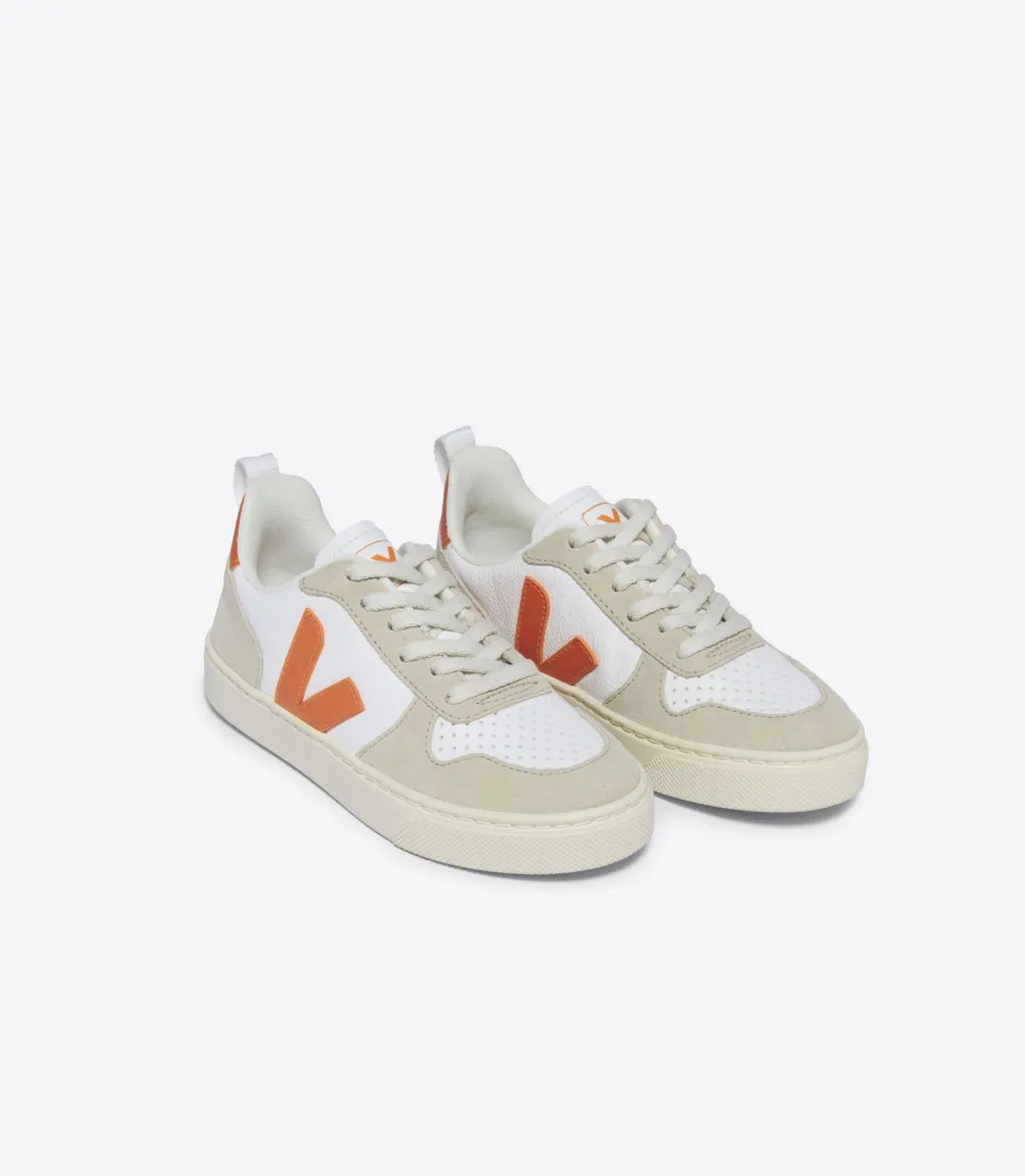 V-10 LACES LEATHER WHITE FURY ALMOND<VEJA Outlet
