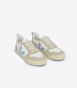 V-10 LACES WHITE STEEL ALMOND<VEJA Online
