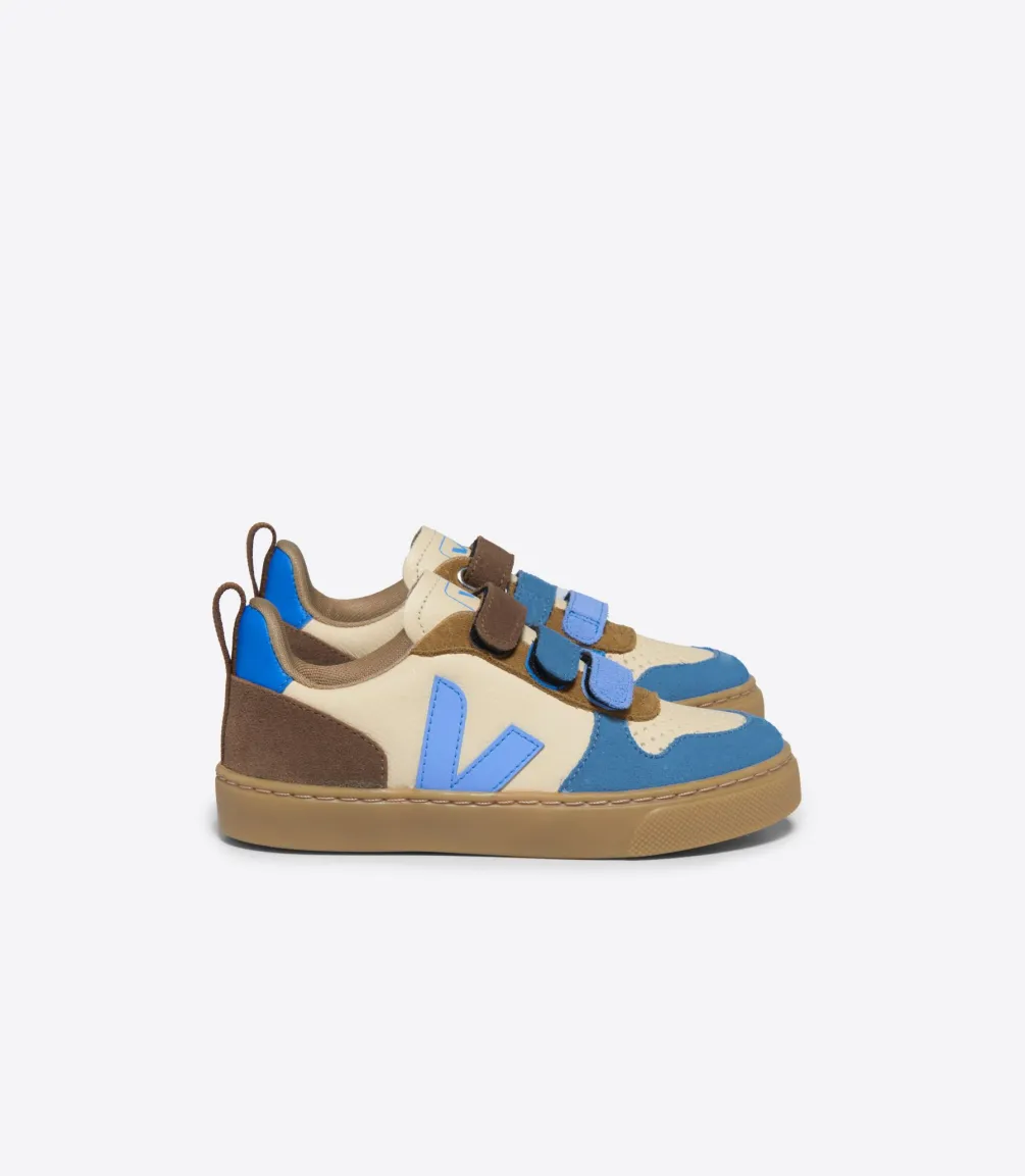 V-10 LEATHER CREMA MULTICO AQUA<VEJA Shop