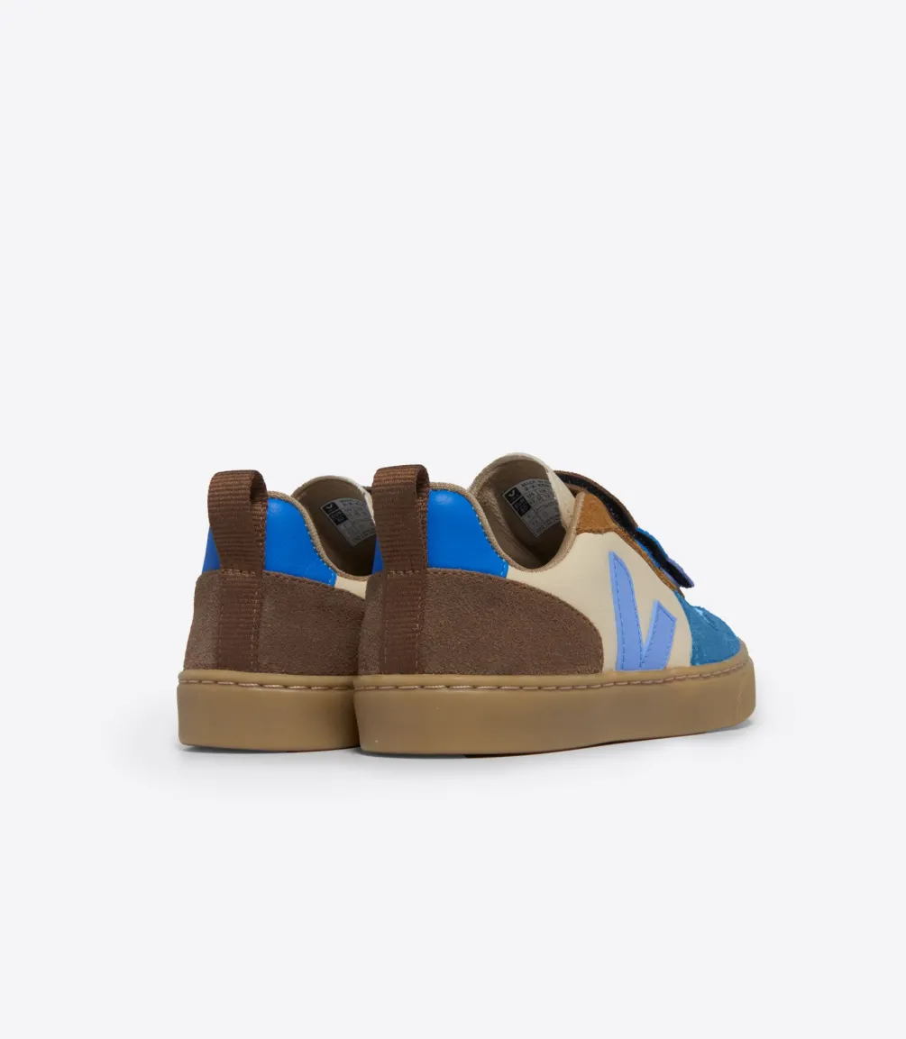 V-10 LEATHER CREMA MULTICO AQUA<VEJA Shop