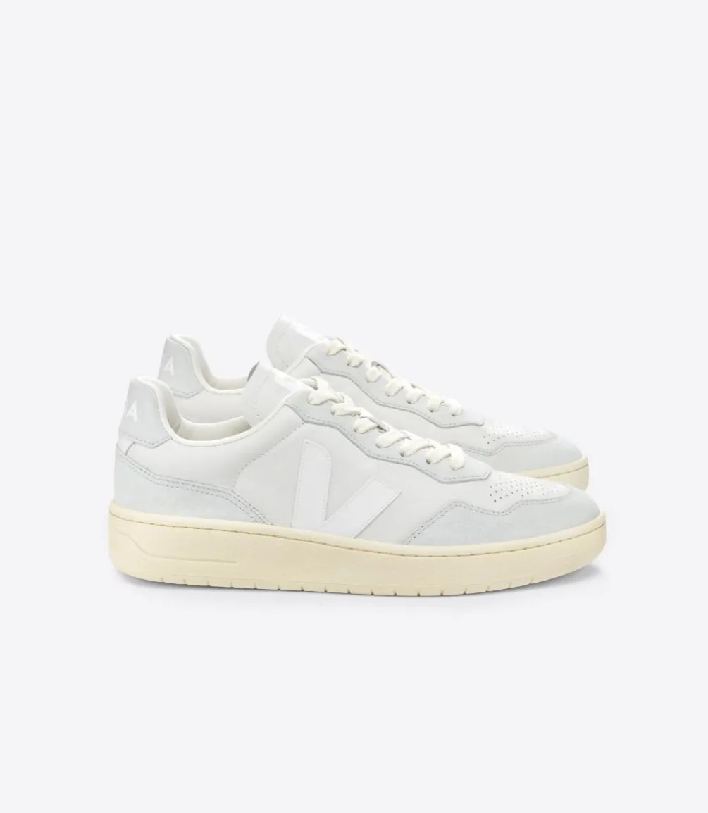V-90 LEATHER GRAVEL WHITE<VEJA Outlet