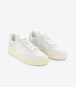 V-90 LEATHER GRAVEL WHITE<VEJA Outlet