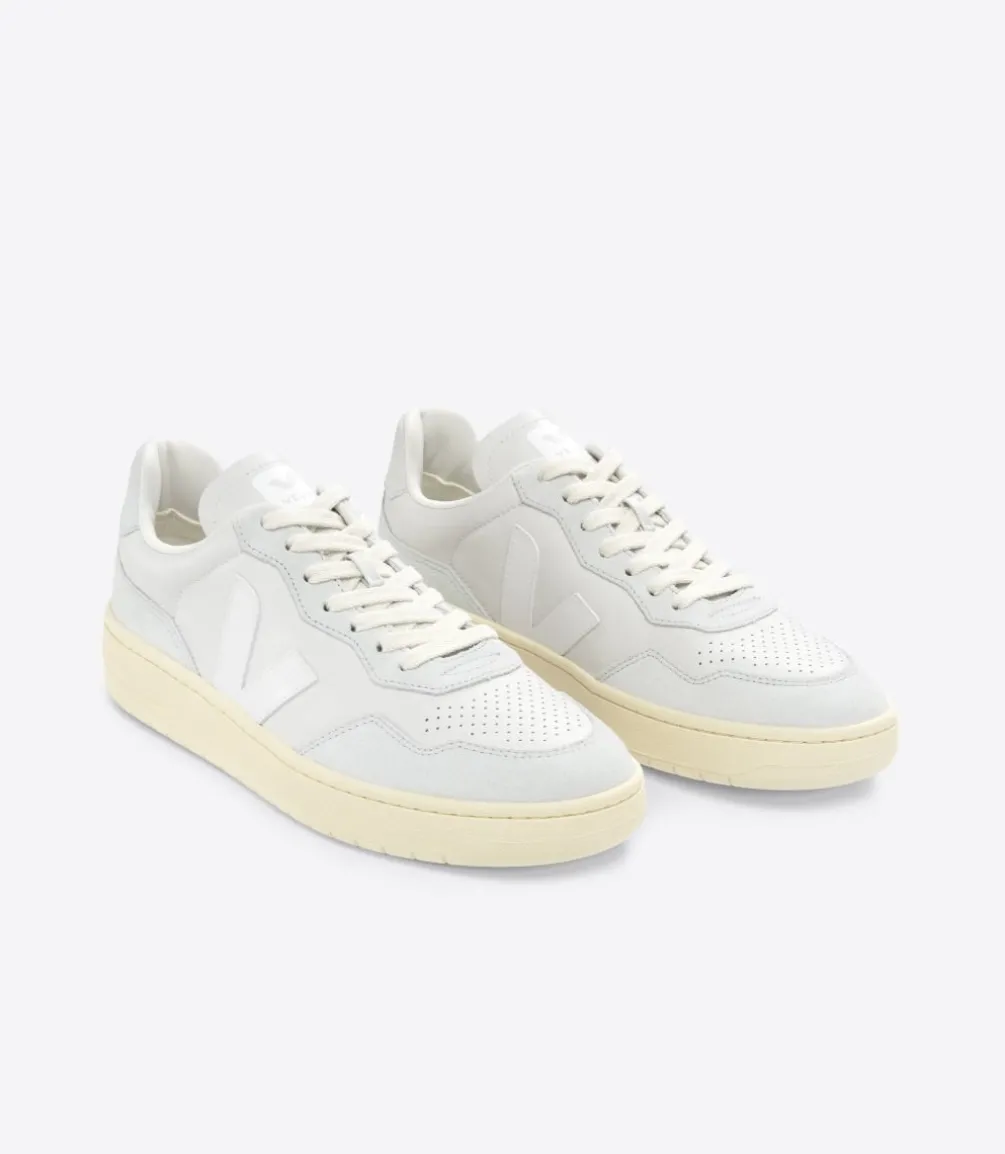 V-90 LEATHER GRAVEL WHITE<VEJA Outlet