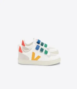 V-10 LEATHER MULTICO WHITE OURO<VEJA Best Sale