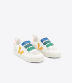 V-10 LEATHER MULTICO WHITE OURO<VEJA Best Sale