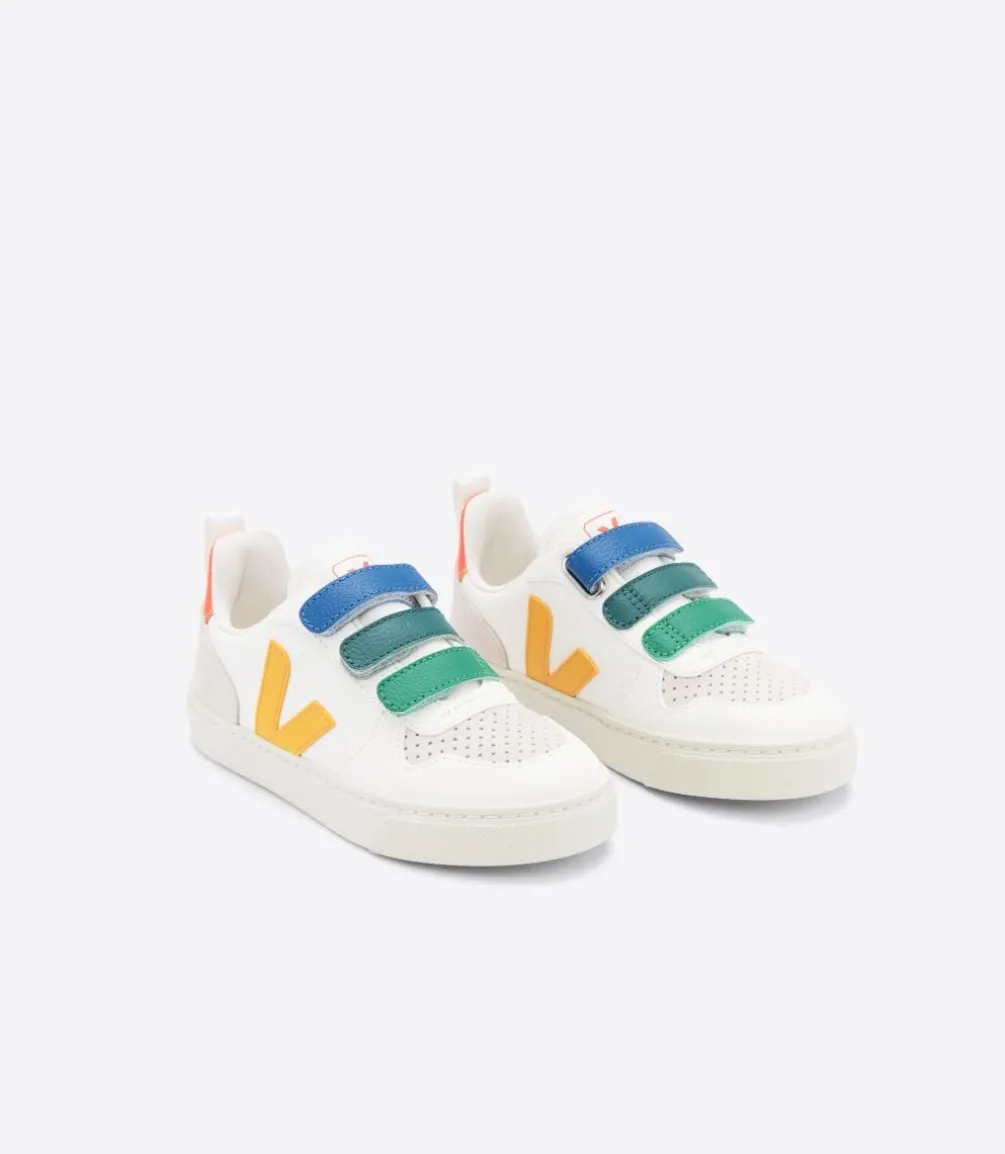 V-10 LEATHER MULTICO WHITE OURO<VEJA Best Sale