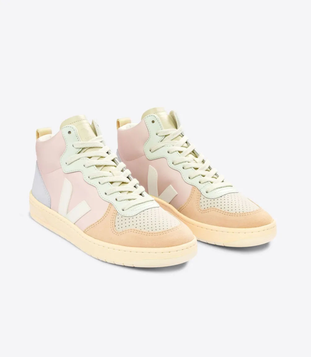 V-15 LEATHER PETALE WHITE MULTICO<VEJA Best Sale