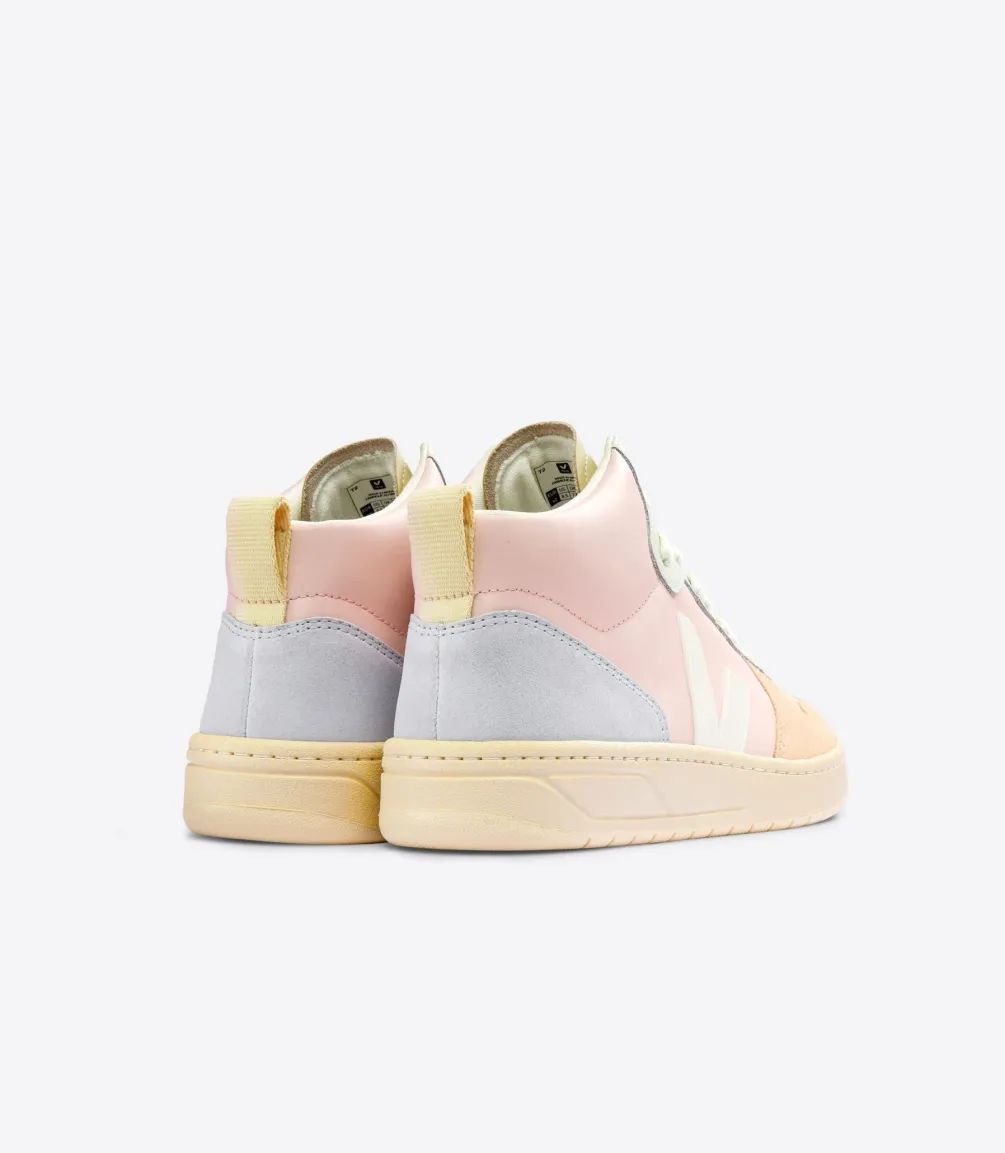 V-15 LEATHER PETALE WHITE MULTICO<VEJA Best Sale